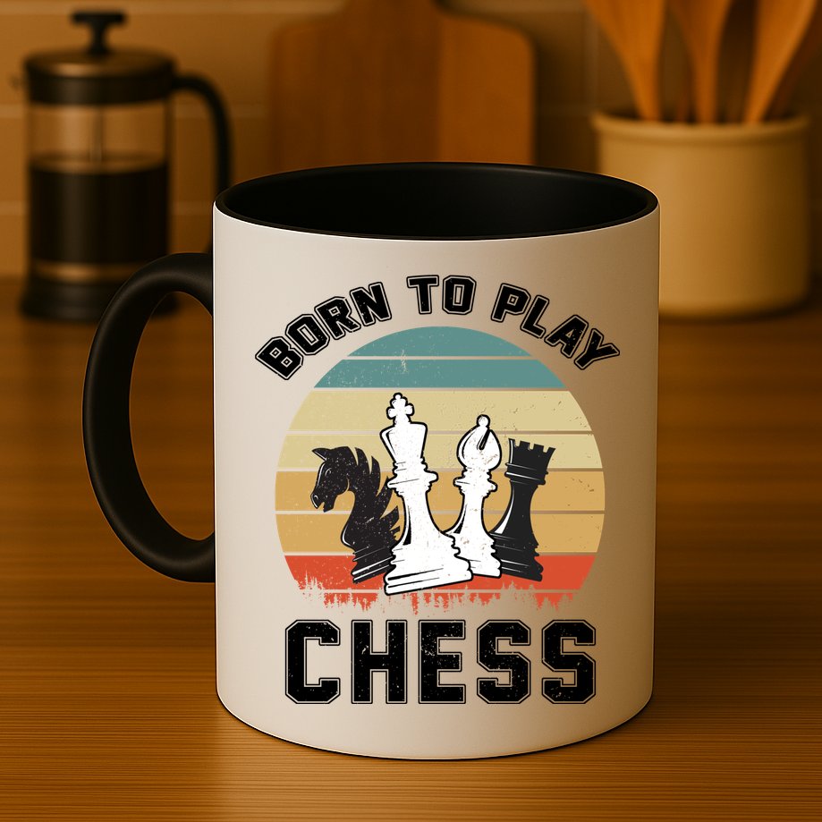Born To Play Chess Mug
