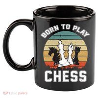 Born To Play Chess 11oz C Handle Ceramic Mug