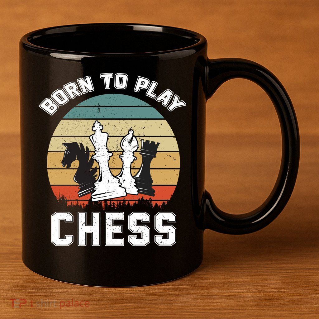 Born To Play Chess 11oz C Handle Ceramic Mug