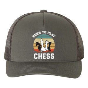 Born To Play Chess Yupoong Adult 5-Panel Trucker Hat