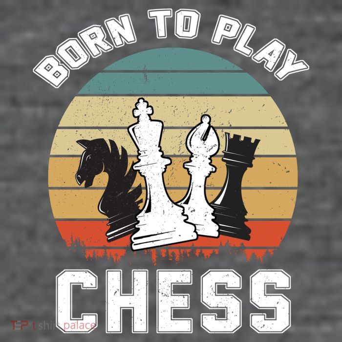Born To Play Chess Button