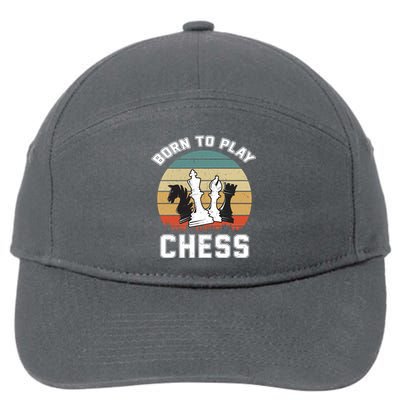 Born To Play Chess 7-Panel Snapback Hat