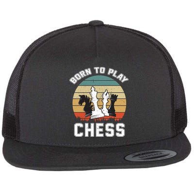 Born To Play Chess Flatbill Hat