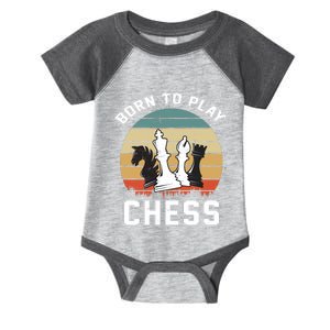 Born To Play Chess Infant Baby Jersey Bodysuit