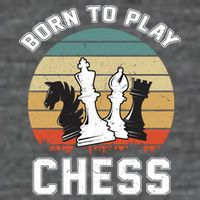 Born To Play Chess Womens T-Shirt