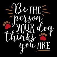Be The Person Your Dog Thinks You Are Drawstring Bag