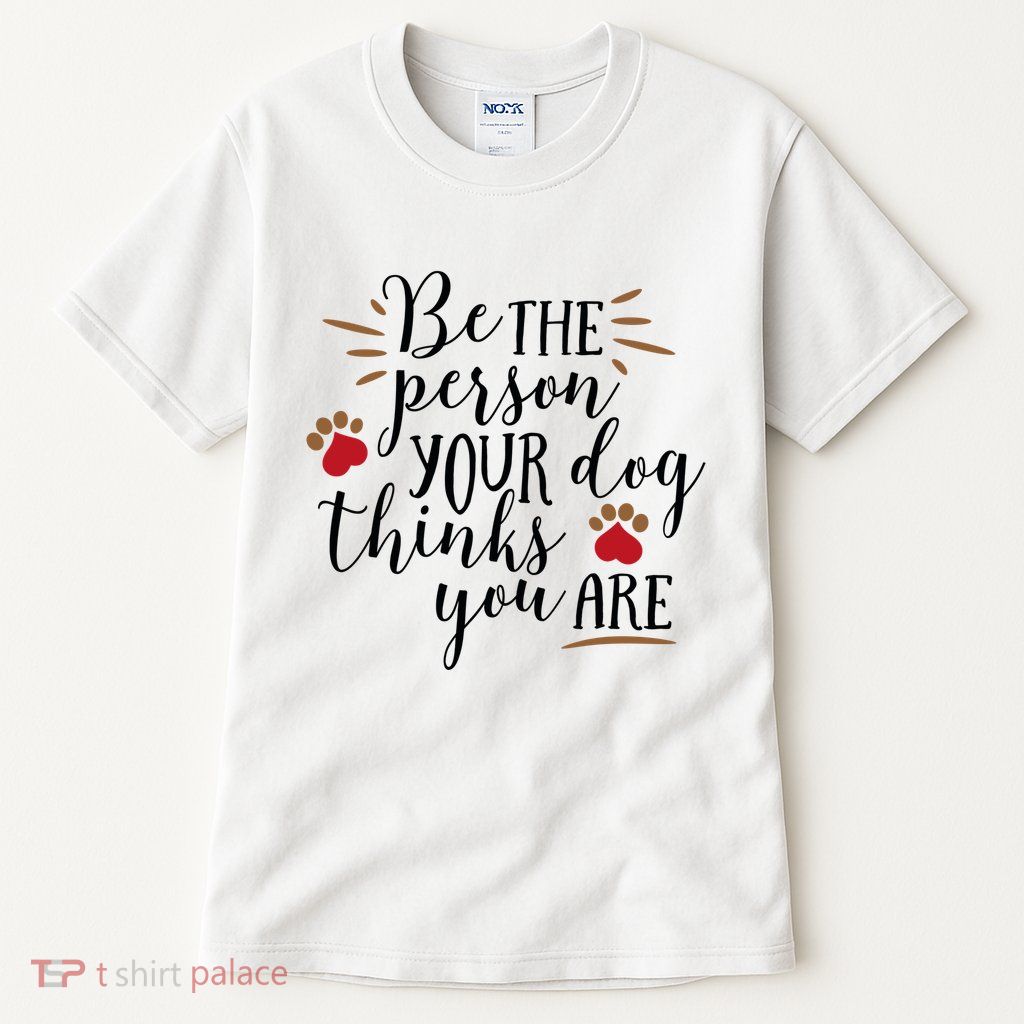 Be The Person Your Dog Thinks You Are Tall T-Shirt