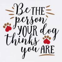 Be The Person Your Dog Thinks You Are Sustainable Bucket Hat