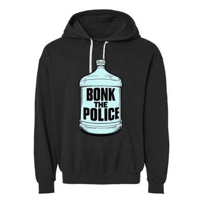 Bonk The Polic.E Funny Bonk Man Bonk The Garment-Dyed Fleece Hoodie