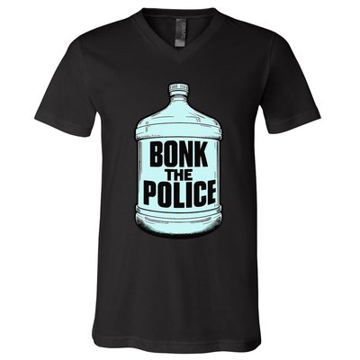 Bonk The Polic.E Funny Bonk Man Bonk The V-Neck T-Shirt