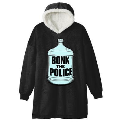 Bonk The Polic.E Funny Bonk Man Bonk The Hooded Wearable Blanket