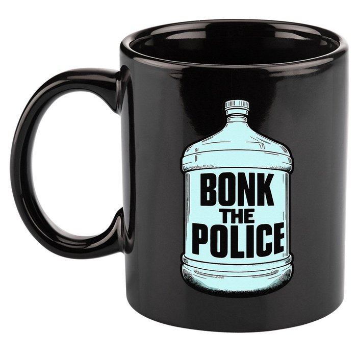 Bonk The Polic.E Funny Bonk Man Bonk The 11oz C Handle Ceramic Mug