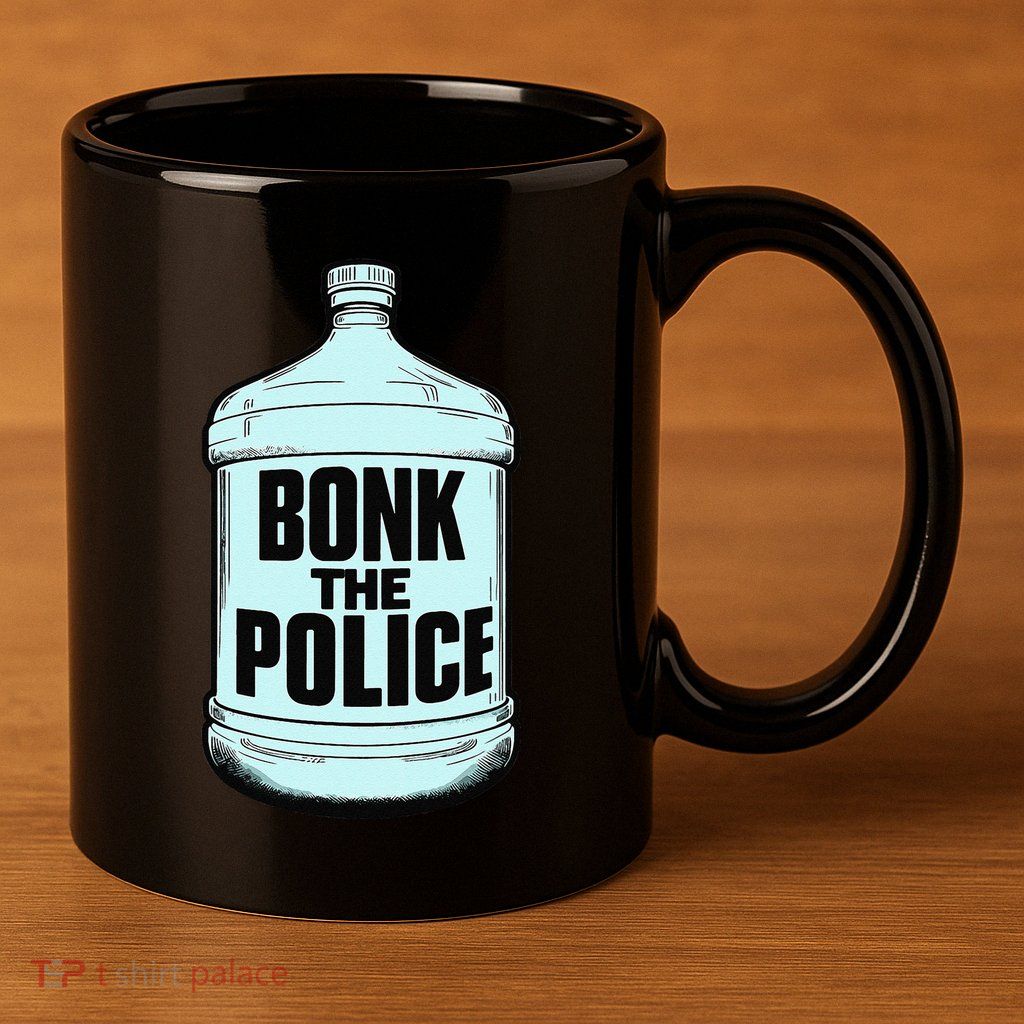 Bonk The Polic.E Funny Bonk Man Bonk The 11oz C Handle Ceramic Mug
