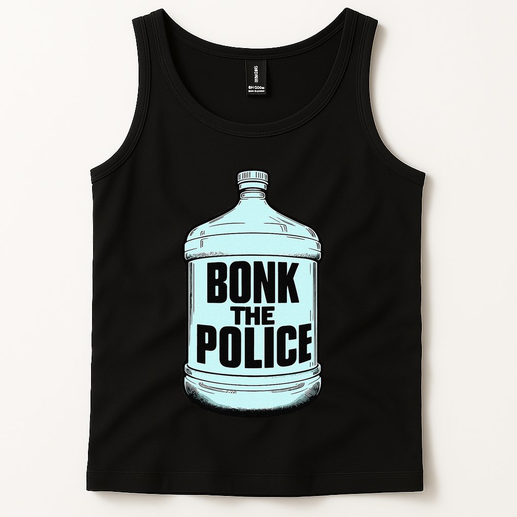 Bonk The Polic.E Funny Bonk Man Bonk The Tank Top