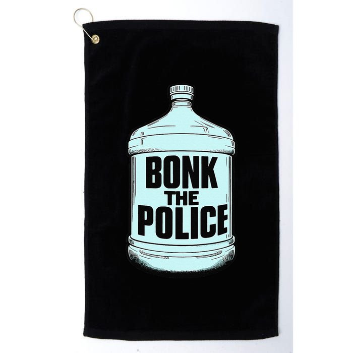 Bonk The Polic.E Funny Bonk Man Bonk The Golf Towel