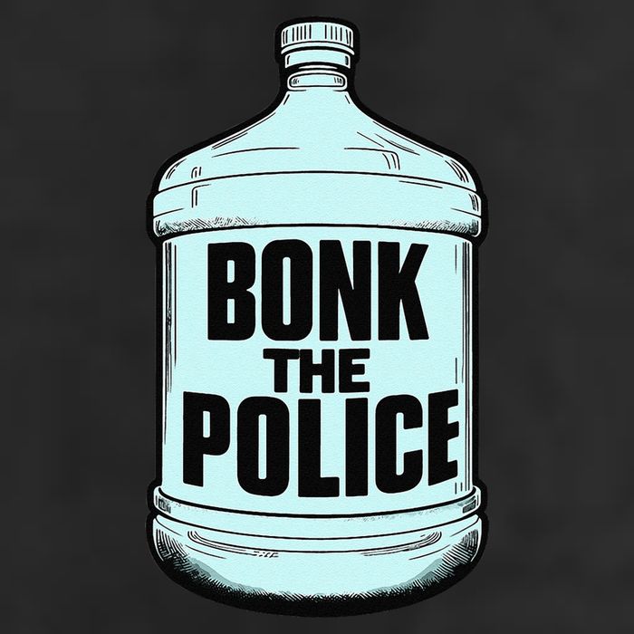 Bonk The Polic.E Funny Bonk Man Bonk The Golf Towel