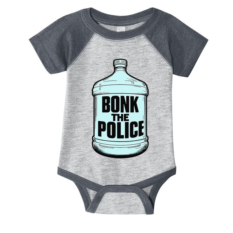 Bonk The Polic.E Funny Bonk Man Bonk The Infant Baby Jersey Bodysuit