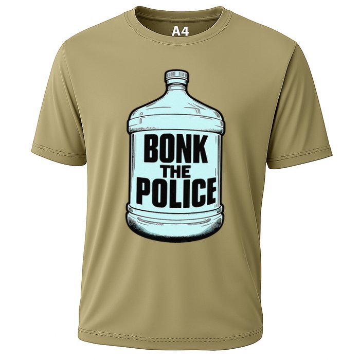Bonk The Polic.E Funny Bonk Man Bonk The Cooling Performance Crew T-Shirt