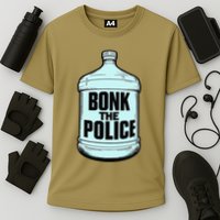 Bonk The Polic.E Funny Bonk Man Bonk The Cooling Performance Crew T-Shirt