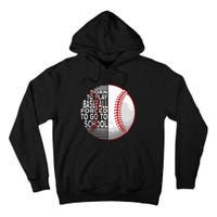 Born To Play Baseball Forced To Go To School Tall Hoodie