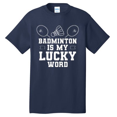 Badminton Team Player Tall T-Shirt