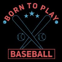 Born To Play Baseball City Backpack
