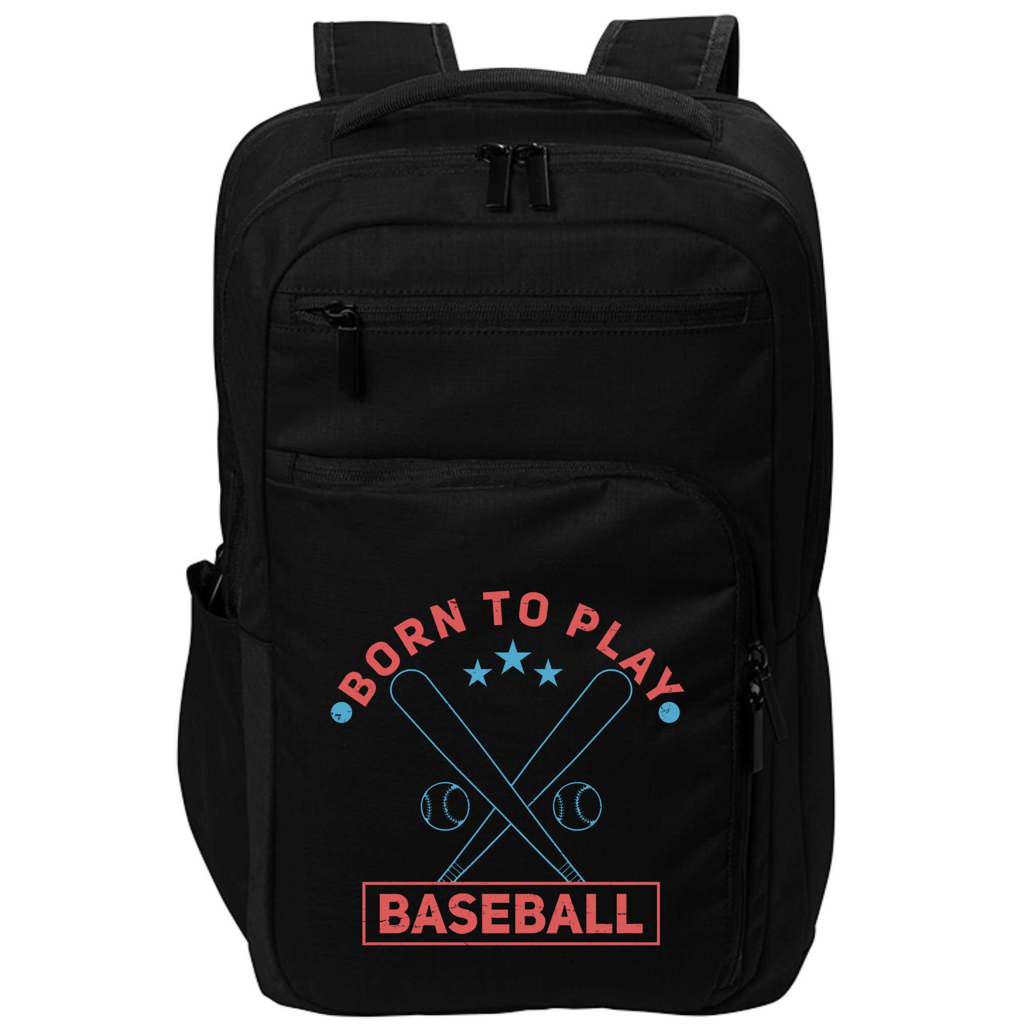 Born To Play Baseball Impact Tech Backpack