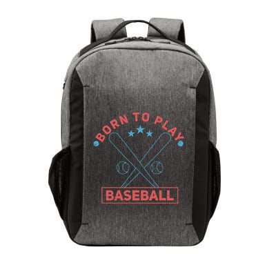 Born To Play Baseball Vector Backpack