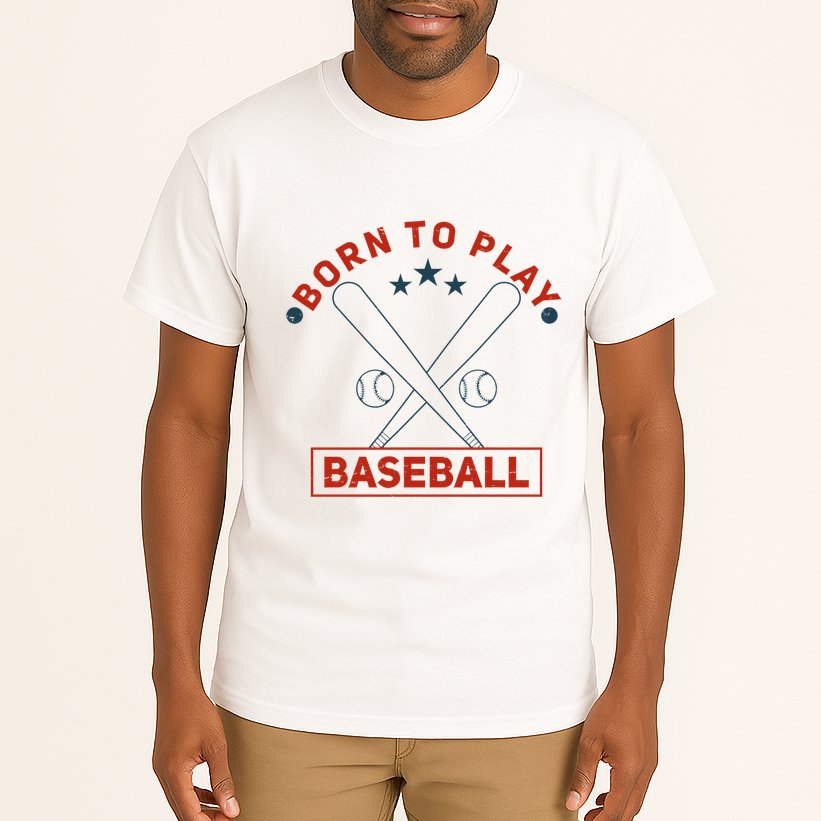 Born To Play Baseball Tall T-Shirt