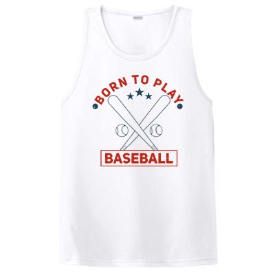 Born To Play Baseball PosiCharge Competitor Tank