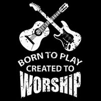 Born To Play Created To Worship Religious Guitar Player City Backpack