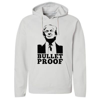 Bulletproof Trump President Bulletproof Trump Performance Fleece Hoodie