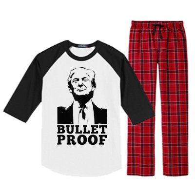 Bulletproof Trump President Bulletproof Trump Raglan Sleeve Pajama Set