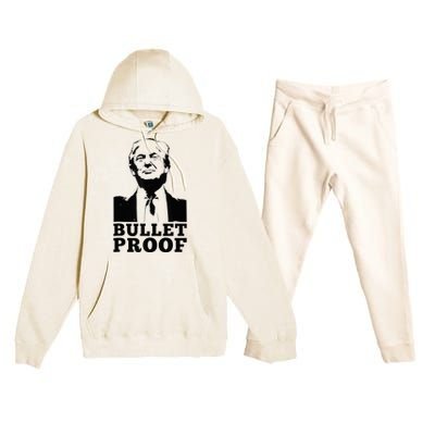 Bulletproof Trump President Bulletproof Trump Premium Hooded Sweatsuit Set