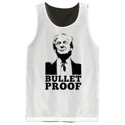 Bulletproof Trump President Bulletproof Trump Mesh Reversible Basketball Jersey Tank