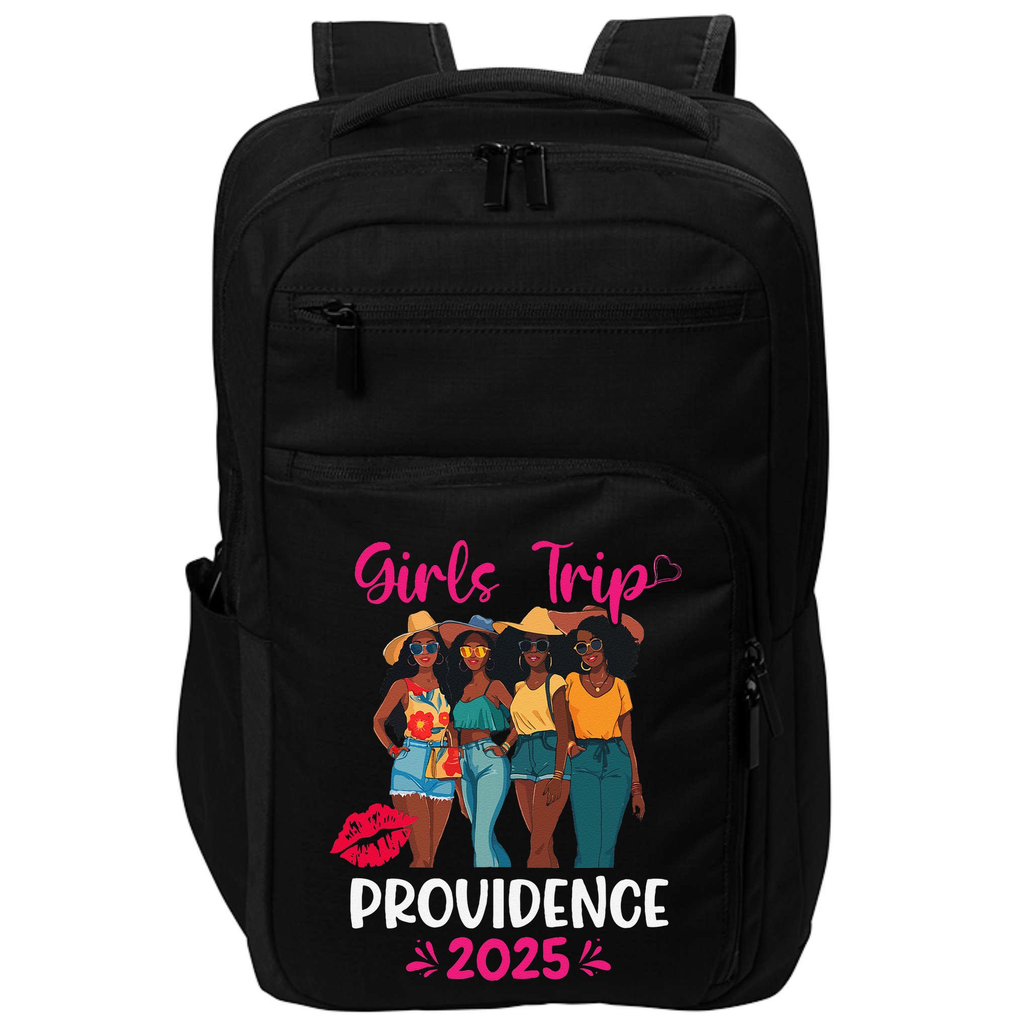 Black Trip Providence 2025 Vacation Matching Impact Tech Backpack