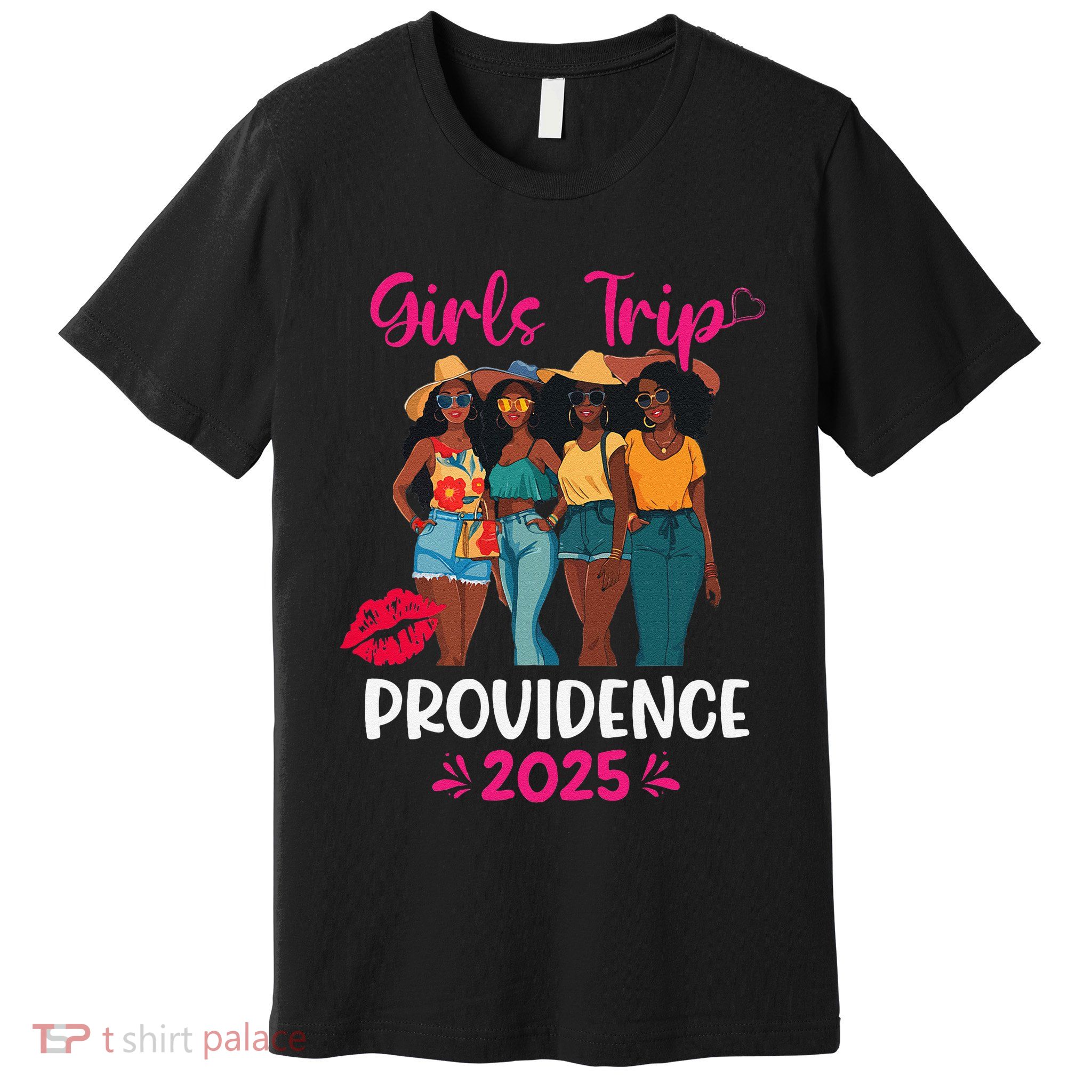 Black Trip Providence 2025 Vacation Matching Premium T-Shirt