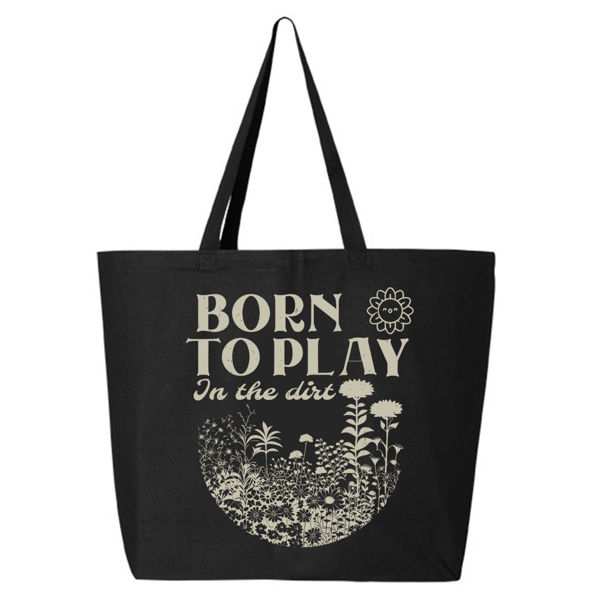 born to play in the dirt  25L Jumbo Tote