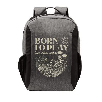 born to play in the dirt  Vector Backpack