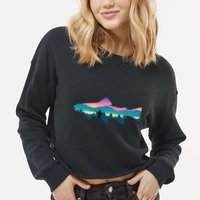 Ban The Pitch Clock in Baseball Show Your Support Cropped Pullover Crew