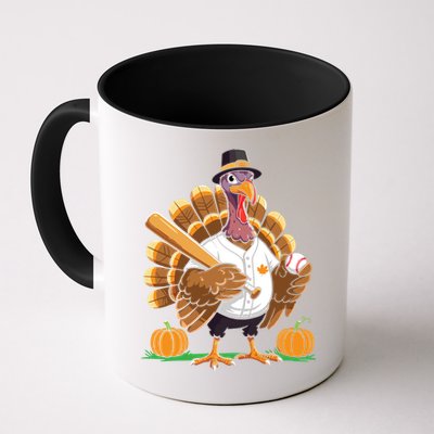 Baseball Turkey Pilgrim Thanksgiving Pumpkin Meaningful Gift Mug