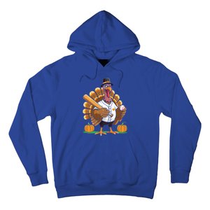 Baseball Turkey Pilgrim Thanksgiving Pumpkin Meaningful Gift Hoodie