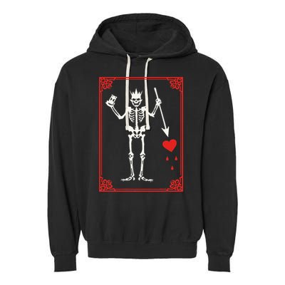 Blackbeard The Pirate Battle Flag Jolly Roger Military Army Garment-Dyed Fleece Hoodie