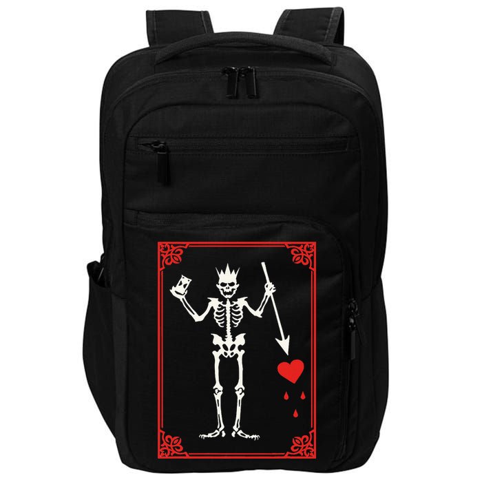 Blackbeard The Pirate Battle Flag Jolly Roger Military Army Impact Tech Backpack