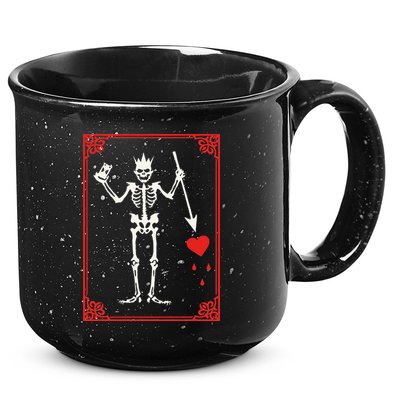 Blackbeard The Pirate Battle Flag Jolly Roger Military Army 15oz Campfire Ceramic Mug