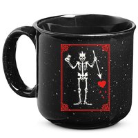 Blackbeard The Pirate Battle Flag Jolly Roger Military Army 15oz Campfire Ceramic Mug