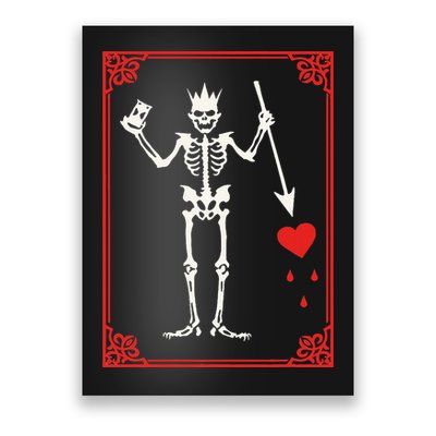 Blackbeard The Pirate Battle Flag Jolly Roger Military Army Poster