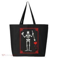 Blackbeard The Pirate Battle Flag Jolly Roger Military Army 25L Jumbo Tote