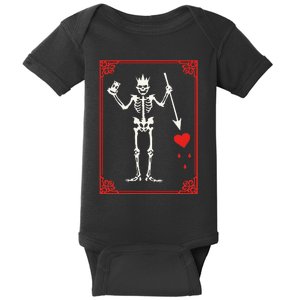 Blackbeard The Pirate Battle Flag Jolly Roger Military Army Baby Bodysuit