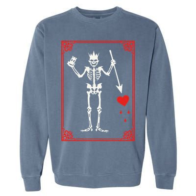Blackbeard The Pirate Battle Flag Jolly Roger Military Army Garment-Dyed Sweatshirt